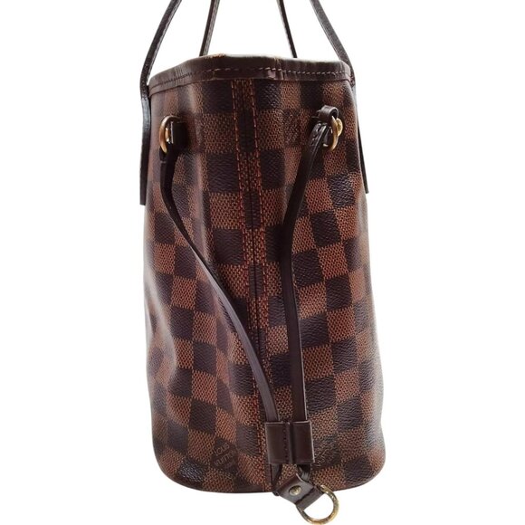 187642BJ (X6) Louis Vuitton Tote Bag Neverfull PM Brown Damier - Picture 2 of 9